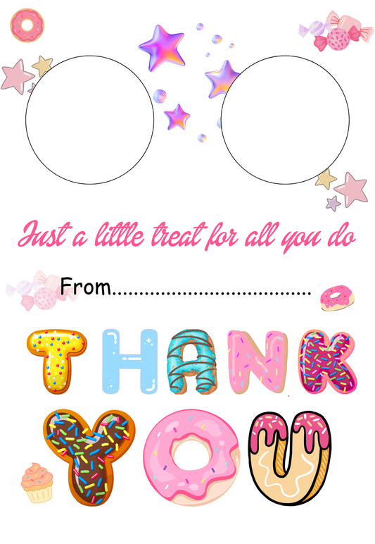 A little Treat , cupcake insert. 7 x10 inch (approx. 17.8 x 25.5-cm) Cake Box Decoration – PNG PDF SVG Cricut Cut File