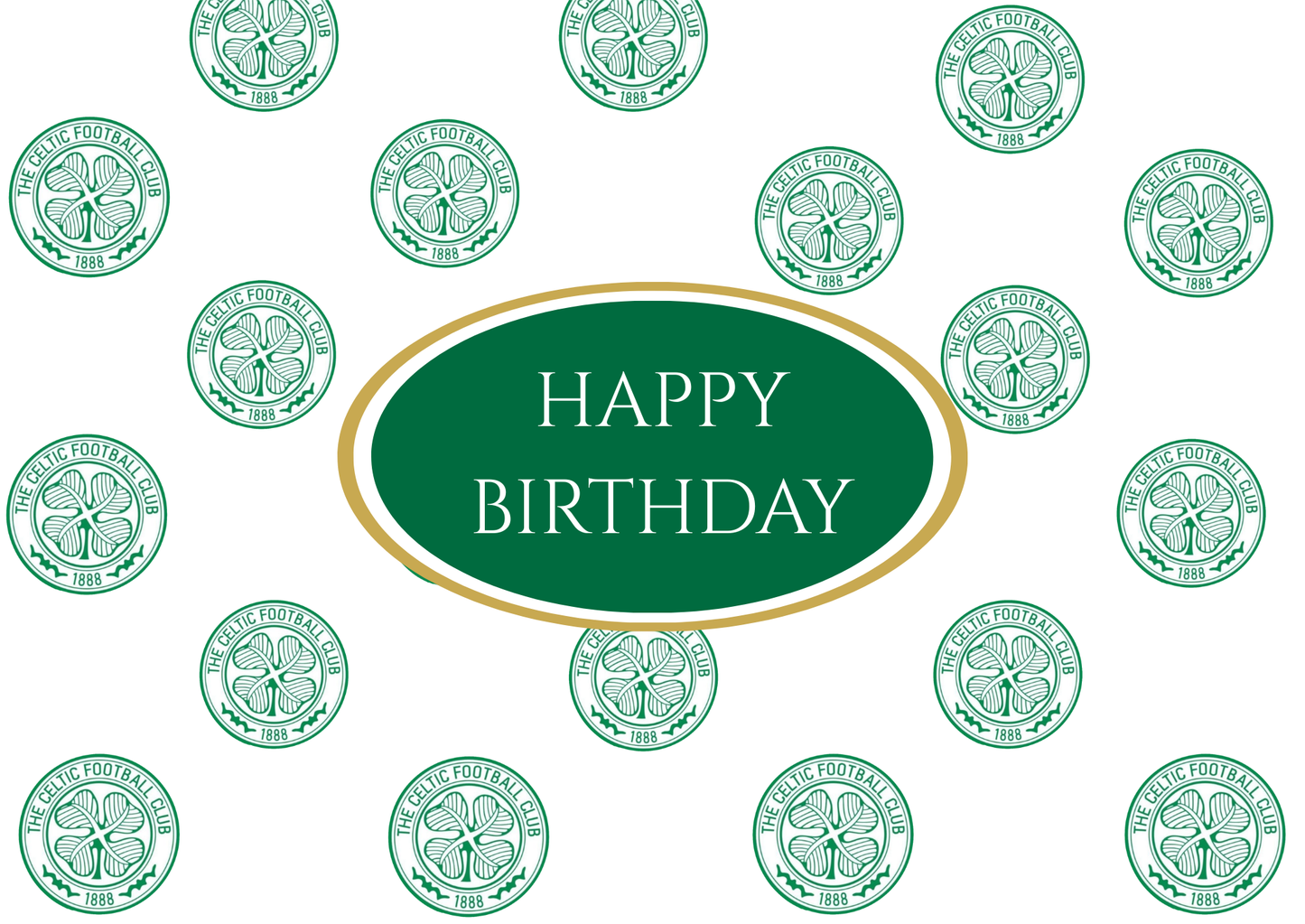 CFC Cake box insert, 14 x 10 inch. Digital downloads