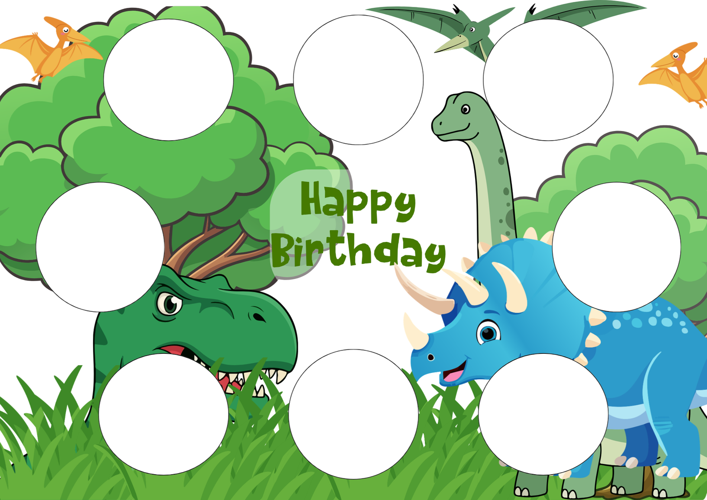 Oval Birthday cupcake insert. Police, Fire, Dinosaur, Rocket, Trucks and construction. Cake Box Insert Printable download  – 14x10 Cake Box Decoration – PNG PDF SVG Cricut Cut File