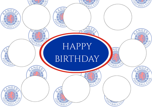 RFC 14 x 10 inch cake box insert, digital downloads