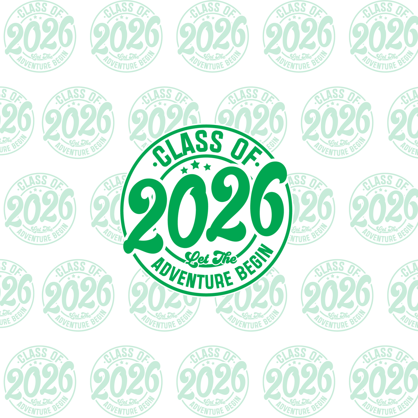 Class of 2026 full set, cupcake insert. 10x10 inch (approx. 25.5 x 25.5-cm)  Cake Box Decoration – PNG PDF SVG Cricut Cut File