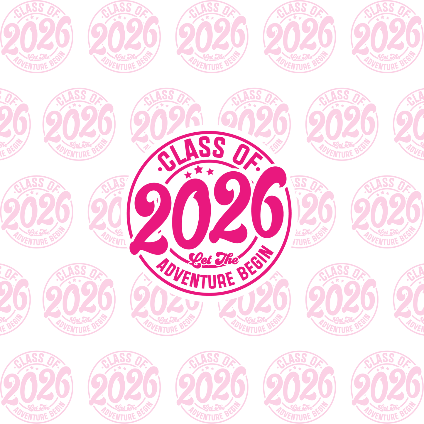 Class of 2026 full set, cupcake insert. 10x10 inch (approx. 25.5 x 25.5-cm)  Cake Box Decoration – PNG PDF SVG Cricut Cut File