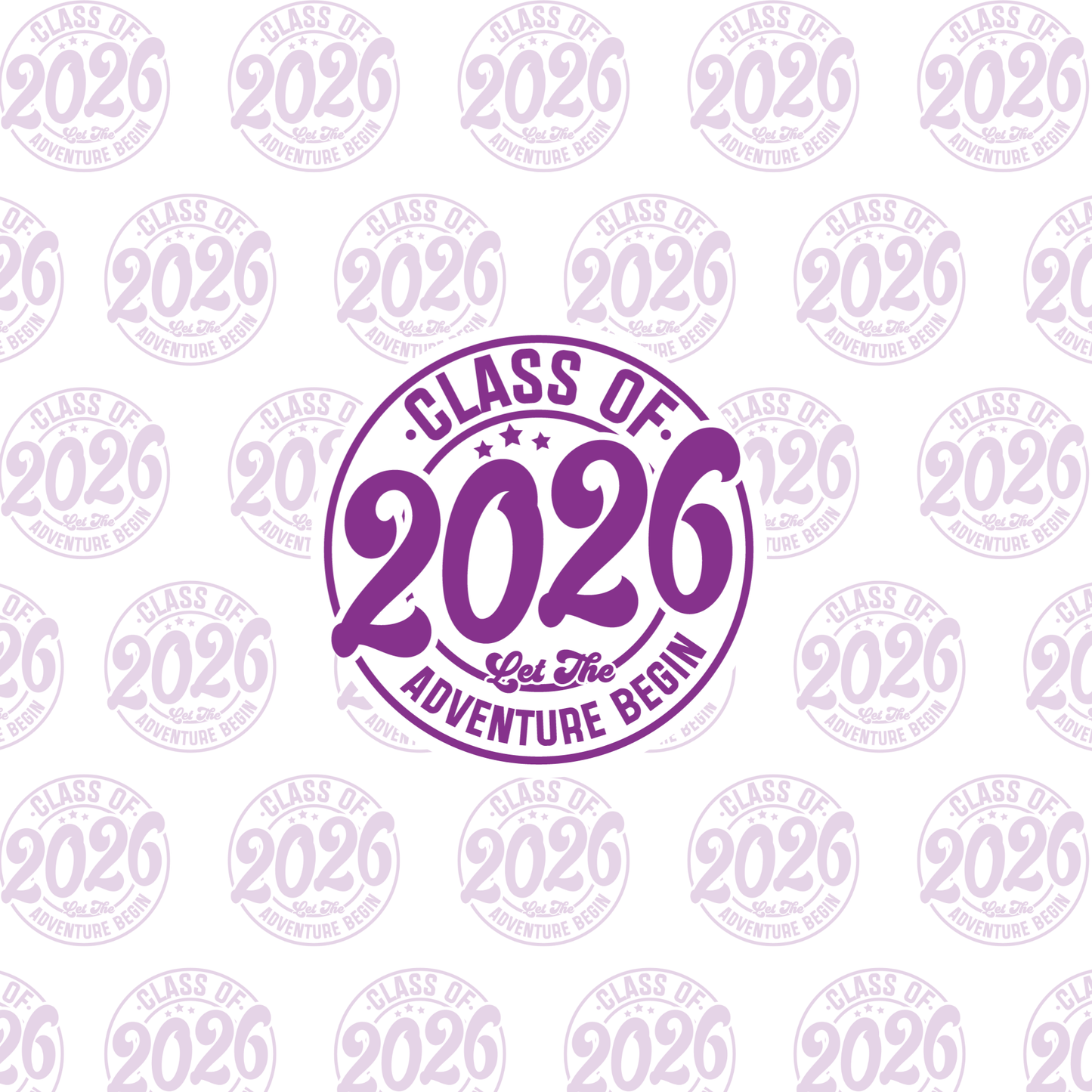 Class of 2026 full set, cupcake insert. 10x10 inch (approx. 25.5 x 25.5-cm)  Cake Box Decoration – PNG PDF SVG Cricut Cut File