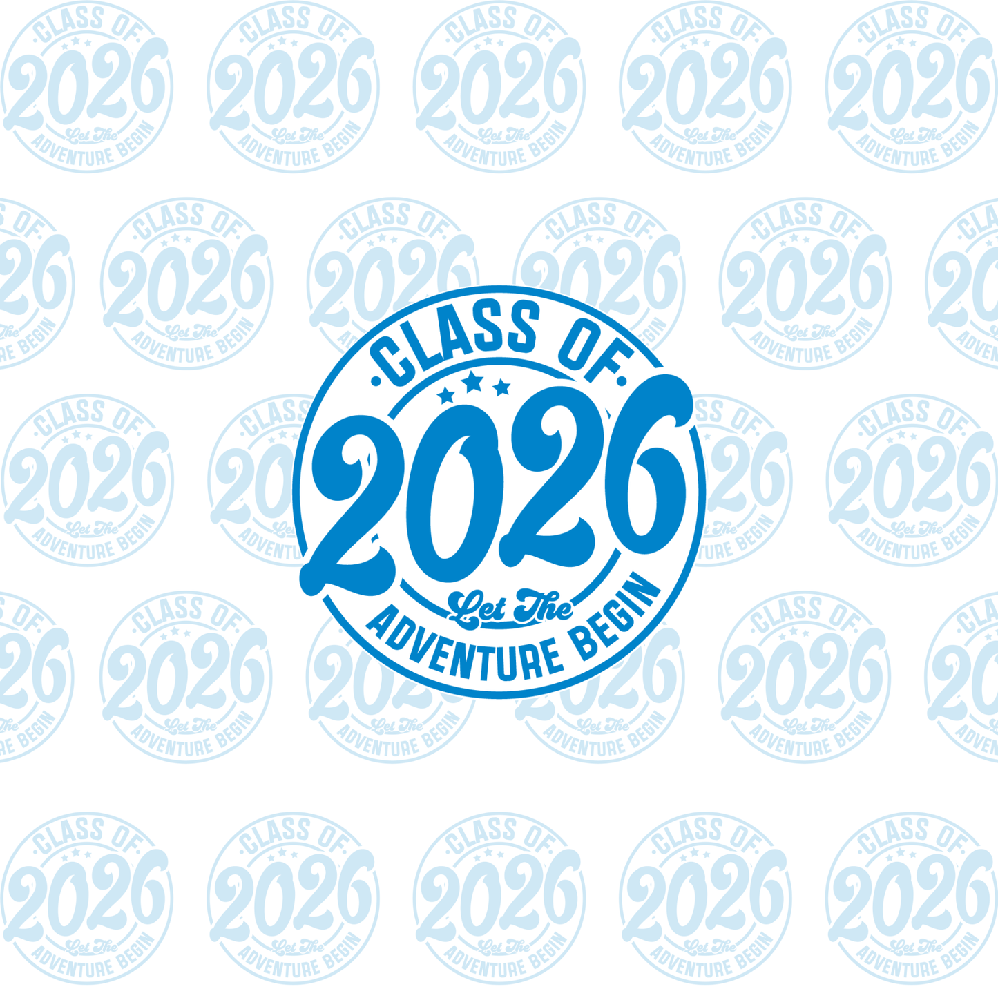 Class of 2026 full set, cupcake insert. 10x10 inch (approx. 25.5 x 25.5-cm)  Cake Box Decoration – PNG PDF SVG Cricut Cut File